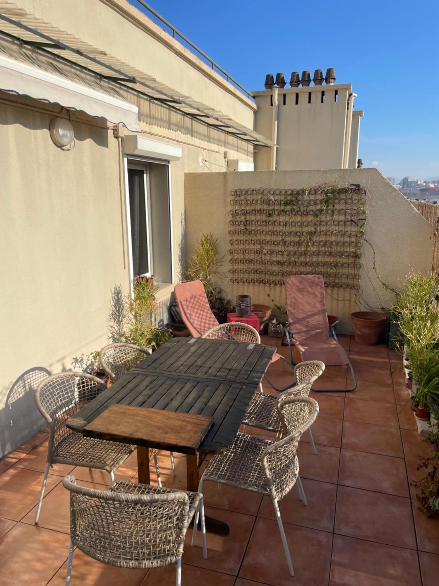 4 Personnes Appart 60 M2 Terrasse 35M2 Sejour Sud 2 Vraies Chambres Gare Saint-Charles Universite Marselha Exterior foto